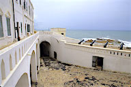 Ghana: Cape Coast (Central Region), Cape Coast Castle (built 1653), World Heritage Site, tunnel for slaves called “Point of No Return”