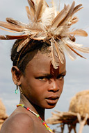 Omo River Delta, tribal territory of the Dassanech people