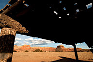 Deserted building at Ghost Ranch, NM